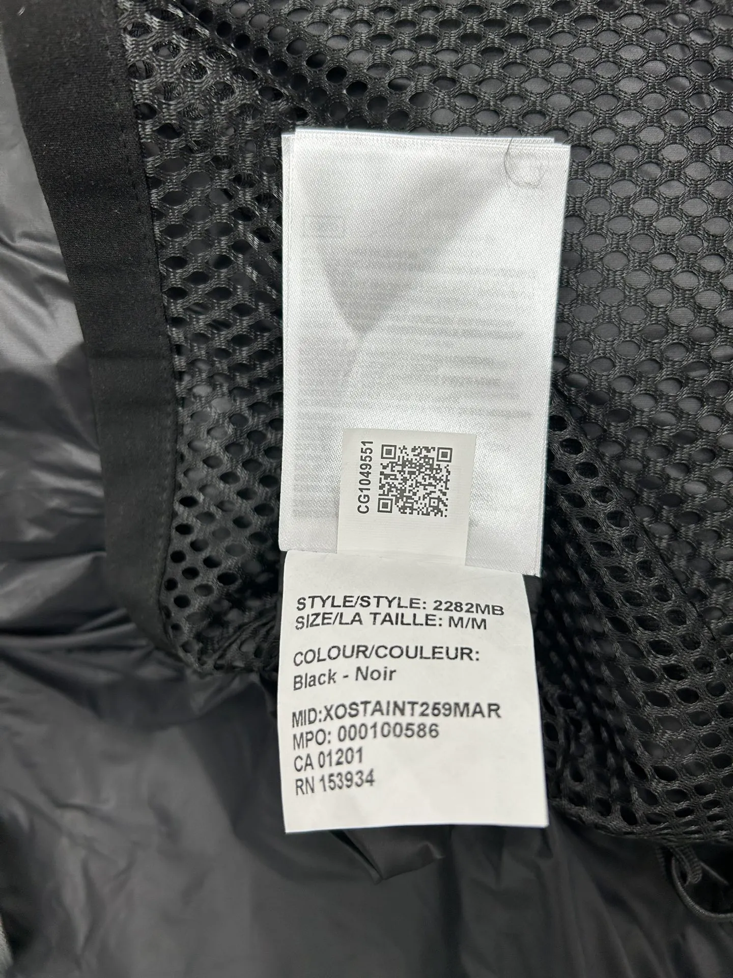 2282MB Crofton Puffer New Arrival matte men's down jacket Color: Black black label. Size: S M L XL XXL.